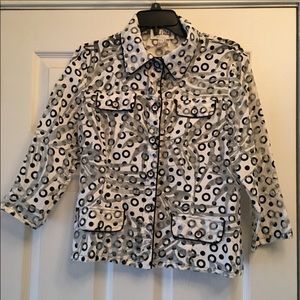 Joseph Ribkoff Sheer Blouse